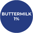 1% Buttermilk Badge